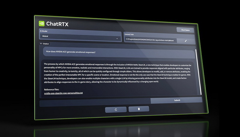 Приложение ChatRTX дополнено поддержкой новых ИИ-моделей 